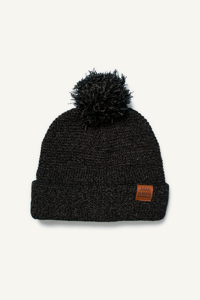 Toque - Camo / Charcoal pompom